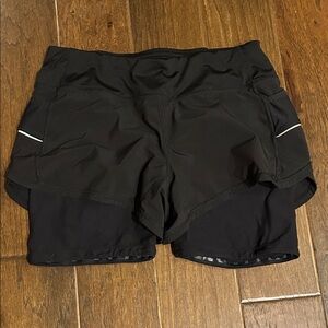 Athleta shorts with inside biker-like short